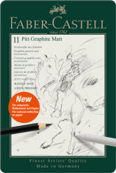 Faber-Castell Set 11 Buc Creion Grafit Mat Pitt Faber-castell (FC115220) - rbsservice
