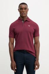 Barbour pamut póló Tartan Pique Polo - burgundia S