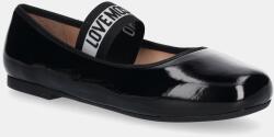 Love Moschino bőr balerina cipő - fekete Női 39 - answear - 45 990 Ft