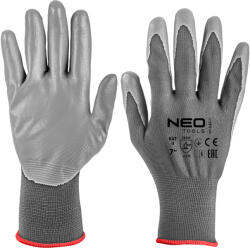 NEO TOOLS Mănuși de lucru, poliester cu acoperire PU, 4131X, mărimea 7 97-646-7 (97-646-7)