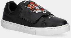 Kenzo kids gyerek bőr sportcipő - fekete 35