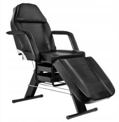 ACTIVESHOP Basic 202 kozmetikai fotel rekeszekkel, fekete (132791)