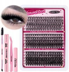  Bonding szempilla 300 db-os Bonding Lash Diy szett Mesterséges+ Akcesoria ragasztó (8581682984861)