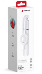 Forcell F-Grip MagSelfie S100M MagSafe kompatibilis szelfibot vezeték nélküli távirányítóval, fehér