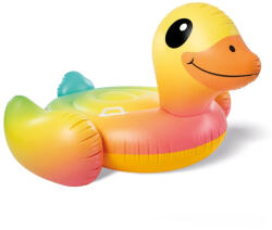 Intex Úszó sziget, Intex, felfújható, kiskacsa alakú, sárga, 160 x 118 cm, 2 kapaszkodó fogantyúval (57556) (57556)