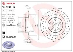 BREMBO Brzdový kotúč BREMBO 08. D249.1X (08.D249.1X)
