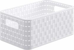 Rotho Country Műanyag Tároló Doboz, A5/6L, Fehér