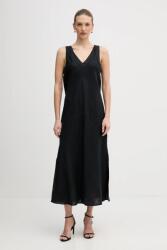 DKNY vászon ruha - fekete S - answear - 55 990 Ft