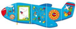 Viga Toys Jucarie de perete multifunctional XXL, Avion, 180 cm (VIG50673)