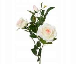 Kaemingk Virágzó rózsa, 77 cm, krém, Ksd (8720725178557)