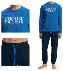 Henderson Férfi pamut pizsama kényelmes hosszú ujjú Loop 43472 2XL (43472-55X)