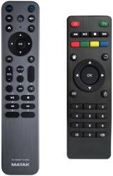 GENERAL ANDROIDBOX Andowl QT5 - telecomandă metalic cu iluminare de fundal duplicat