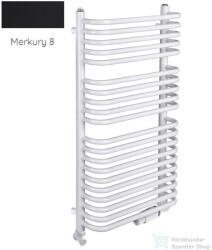 Radeco UGO A3-500/U 870x535 törölközőszárítós radiátor MERKURY 8 (selyemfényű fekete) színben (Radeco_UGO_A3_500_U_MERKURY8)