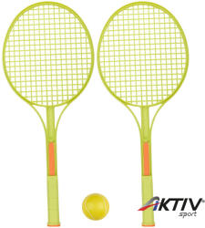Eddy Toys Teniszütő szett gyerekeknek 2 ütő 1 labda zöld (871125232239)