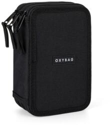 KARTON P+P OXYBAG háromrekeszes tolltartó fiúknak, klasszikus fekete