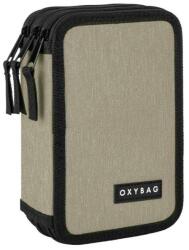 KARTON P+P Unicolor Mocca háromrekeszes tolltartó, felszerelés nélkül