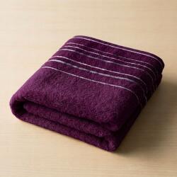  Zara Frottírtörölköző, bordó, 50×100cm (8596132043548)