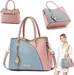  Fekete Bőr Övtáska Tágas Tökéletes Kék-rózsaszín