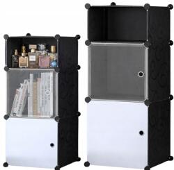 Hurtnet HÖGLER ELEGANCE Moduláris Push-Fit éjjeliszekrény, fekete 91 x 37 x 39 cm (3886)