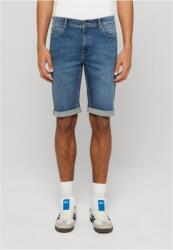 Urban Classics Basic Slim Fit Jeans Shorts mid deep blue washed