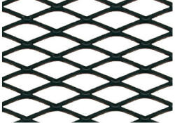 Lampa Alumínium Hűtőrács, Rombusz mintájú, Fekete, 120x20cm (0104594)