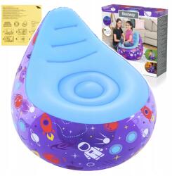 Stator Felfújható fotel Megvilágított Led lámpa Pufa Puf gyerekeknek 45kg-ig Bestway (STR-Z1041-75122)