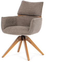  Elegáns étkező/Tárgyalófotel Barna szövet kárpittal. Visszafordító mechanizmus DCH-D1348 LAN2 (artDCH-D1348-LAN2)