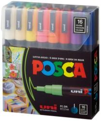 uni Set 16 markere Posca PC-3M varf 0, 9-1, 3 mm (PC3M-16)