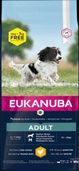 EUKANUBA Csirkés Száraz Kutyaeledel Aktív Kutyáknak 18 kg