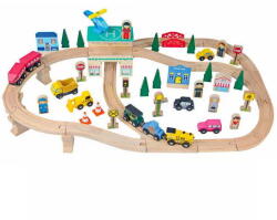 Fakopáncs Vonatkészlet (66 db-os) (233744) (233744)