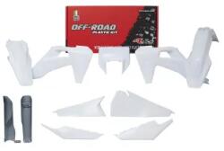RTECH Full Plastic Kit 7 Pcs With Front Headlight Plastic & Fork Protectors - R-kithsq-oem-621 (r-kithsq-oem-621)