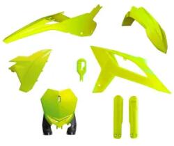 RTECH Motocross Full Plastic Kit 6 Pcs With Front Plate & Factory Wrap Fork Protectors - R-kitbet-gf0-622 (r-kitbet-gf0-622)