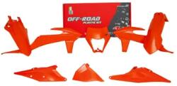 RTECH Plastic Kit 6 Pcs With Left Airbox Cover & Neon Orange Headlight Plastic - R-kitktm-an0-520 (r-kitktm-an0-520)