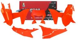 RTECH Plastic Kit 6 Pcs With Left Airbox Cover & Orange Headlight Plastic - R-kitktm-an0-624 (r-kitktm-an0-624)