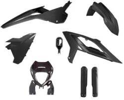 RTECH Enduro Full Plastic Kit 6 Pcs With Front Headlight Plastic & Factory Wrap Fork Protectors - R-kitbet-nr0-623 (r-kitbet-nr0-623)