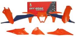 RTECH Plastics Kit 6 Pcs With Left Airbox Cover And Orange Headlight Plastic - R-kitktm-oem-623 (r-kitktm-oem-623)