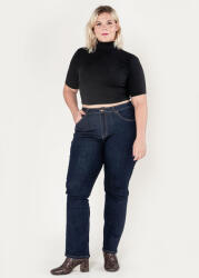 Nina Carter Blugi dama regular fit marimi mari Nina Carter indigo P612-18 M10 (P612-18RAWBLUE-42)