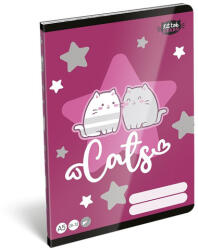 Lizzysuli Füzet sima LIZZYSULI A/5 32 lapos 20-32 Kittok Stars Purrfect (7500172002) - robbitairodaszer