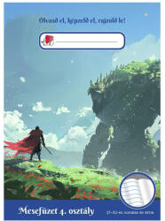 ICO Olvasónapló-mesefüzet ICO Süni A/5 32 lapos IV. osztály fiú (7500130010) - robbitairodaszer