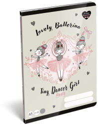 LIZZY Füzet vonalas LIZZYSULI A/5 32 lapos 21-32 4-8. osztályos Tiny Dancer Lovely Ballerina (7500170003)