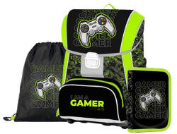 Oxy Iskolatáska szett OXY Premium 3 részes Gamer tolltartóval és tornazsákkal (0-24125)