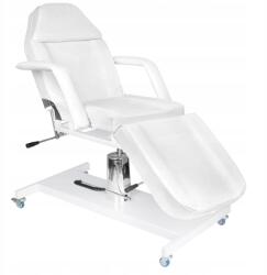 ACTIVESHOP Kozmetikai szék hyd. Basic 210 fehér kerekeken (132832)