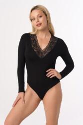 Babell Rosario csipkés body, fekete, S