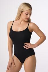 Babell Tia vállpántos pamutbody, fekete, M