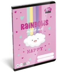 LIZZY Füzet vonalas LIZZYSULI A/5 32 lapos 16-32 2. osztályos Lollipop Rainbow (7500168001) - robbitairodaszer
