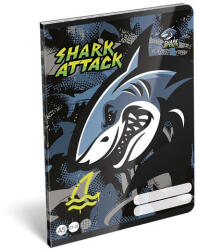 LIZZY Füzet kockás LIZZYSULI A/5 32 lapos 27-32 Shark Attack (7500171007)