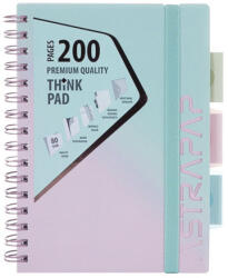 Astra Spirálfüzet kockás ASTRA PAP A/5 100 lapos perforált színregiszteres Ombre világos (107023004) - robbitairodaszer