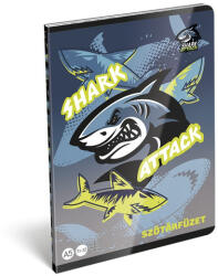 LIZZY Szótárfüzet LIZZYSULI A/5 32 lapos 31-32 Shark Attack (7500173007) - robbitairodaszer