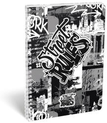 Lizzysuli Spirálfüzet kockás LIZZYSULI A/4 70 lapos Street Rules (7500163003) - robbitairodaszer