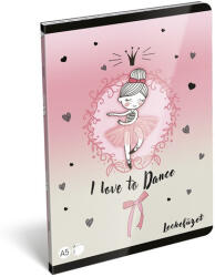 LIZZY Leckefüzet LIZZYSULI A/5 40 lapos Tiny Dancer Lovely Ballerina (7500174003) - robbitairodaszer